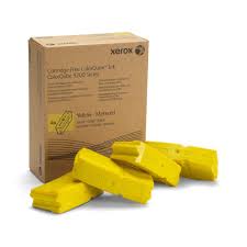 Genuine Xerox OEM 108R00831 4-Pack Yellow Solid Ink Sticks-0