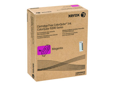 Genuine Xerox OEM 108R00830 4-Pack Magenta Solid Ink Sticks-0