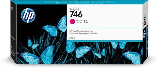 Original HP 746 300mL Magenta (P2V78A) Ink Cartridge-0