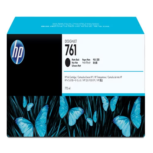 Original HP 761 775mL (CM997A) Matte Black Ink Cartridge-0