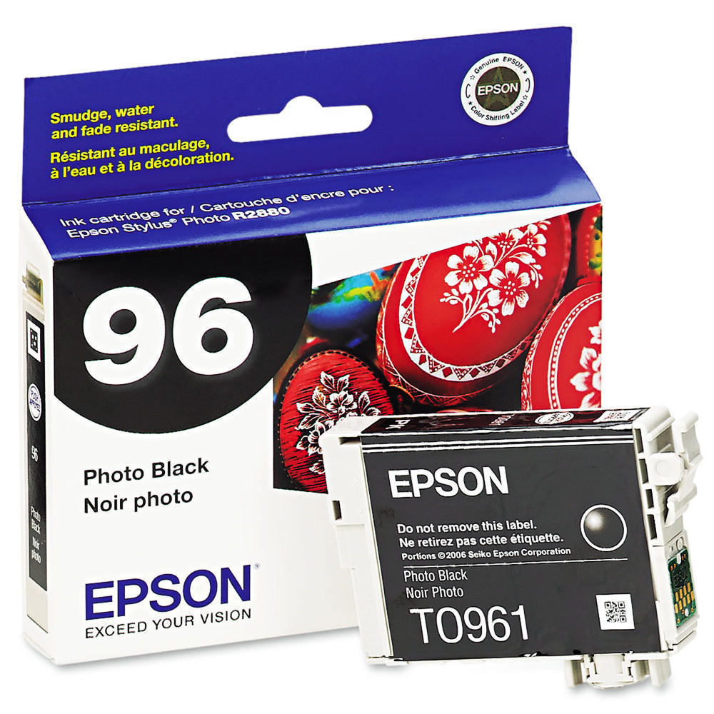 Original Epson 96 (T0961) Photo Black Ink Cartridge-0