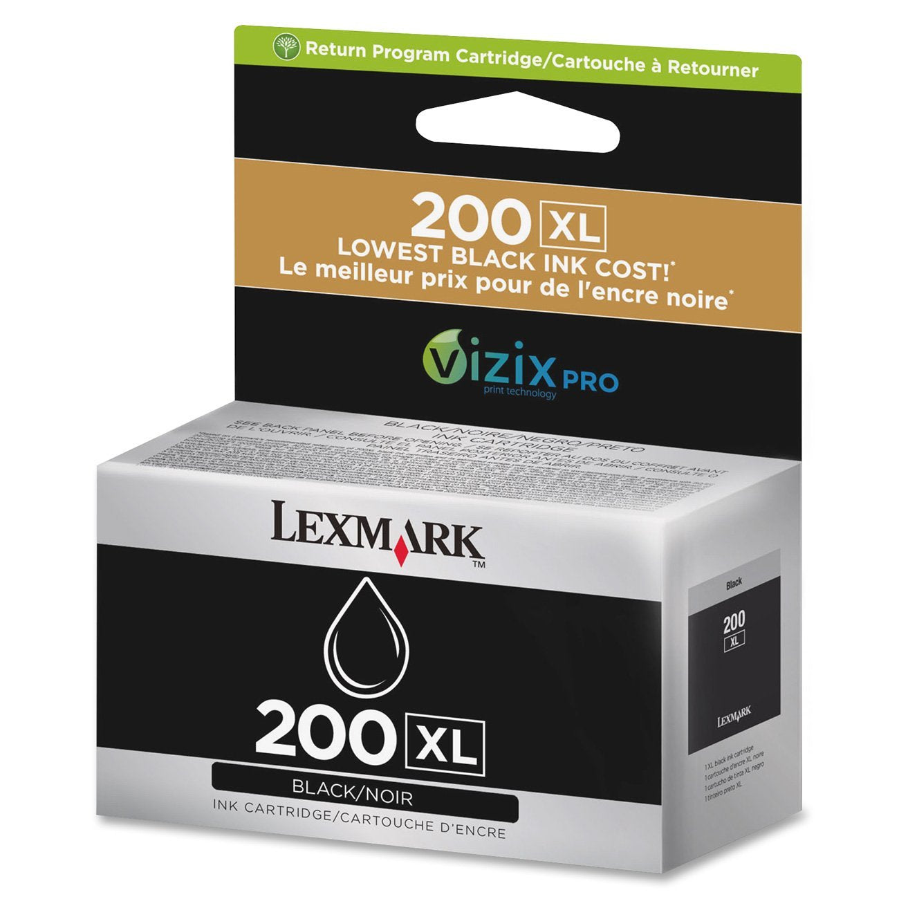 Lexmark 200XL (14L0174) High Yield Black Ink Cartridge-0