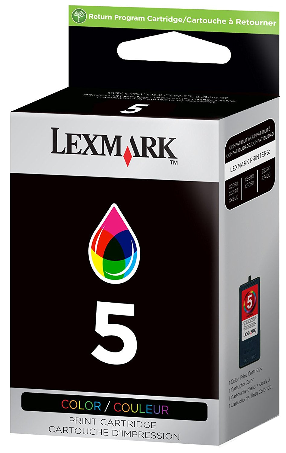 Lexmark NO.5 (18C1960) Ink Cartridge, Tri-Color-0