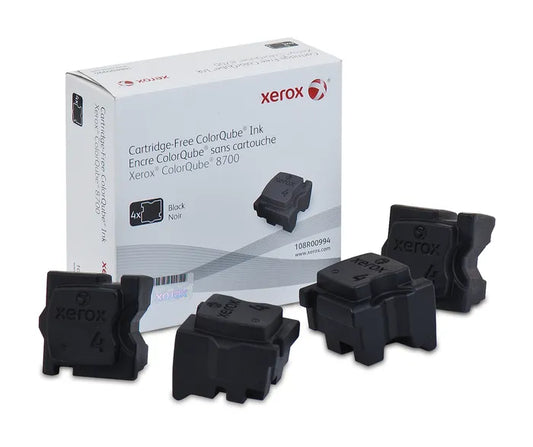 Genuine Xerox Solid Ink 8700 Black (4 sticks) (108R00994)-0