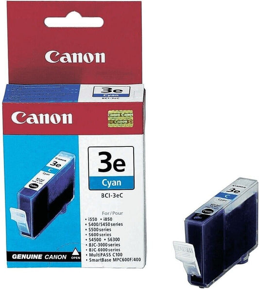 Original Canon BCI-3e Cyan Ink Cartridge-0