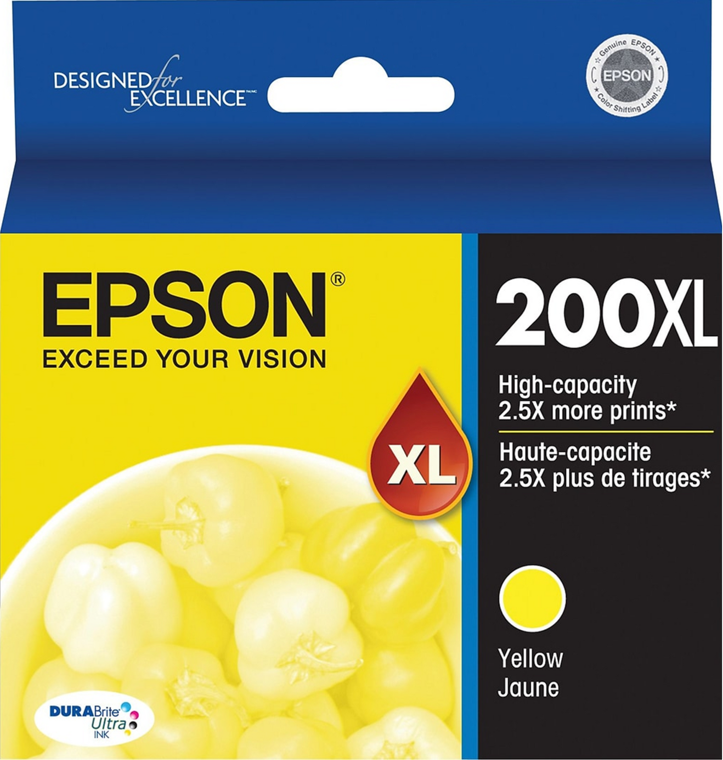 Genuine Epson 200XL Yellow Ink Cartridge-0