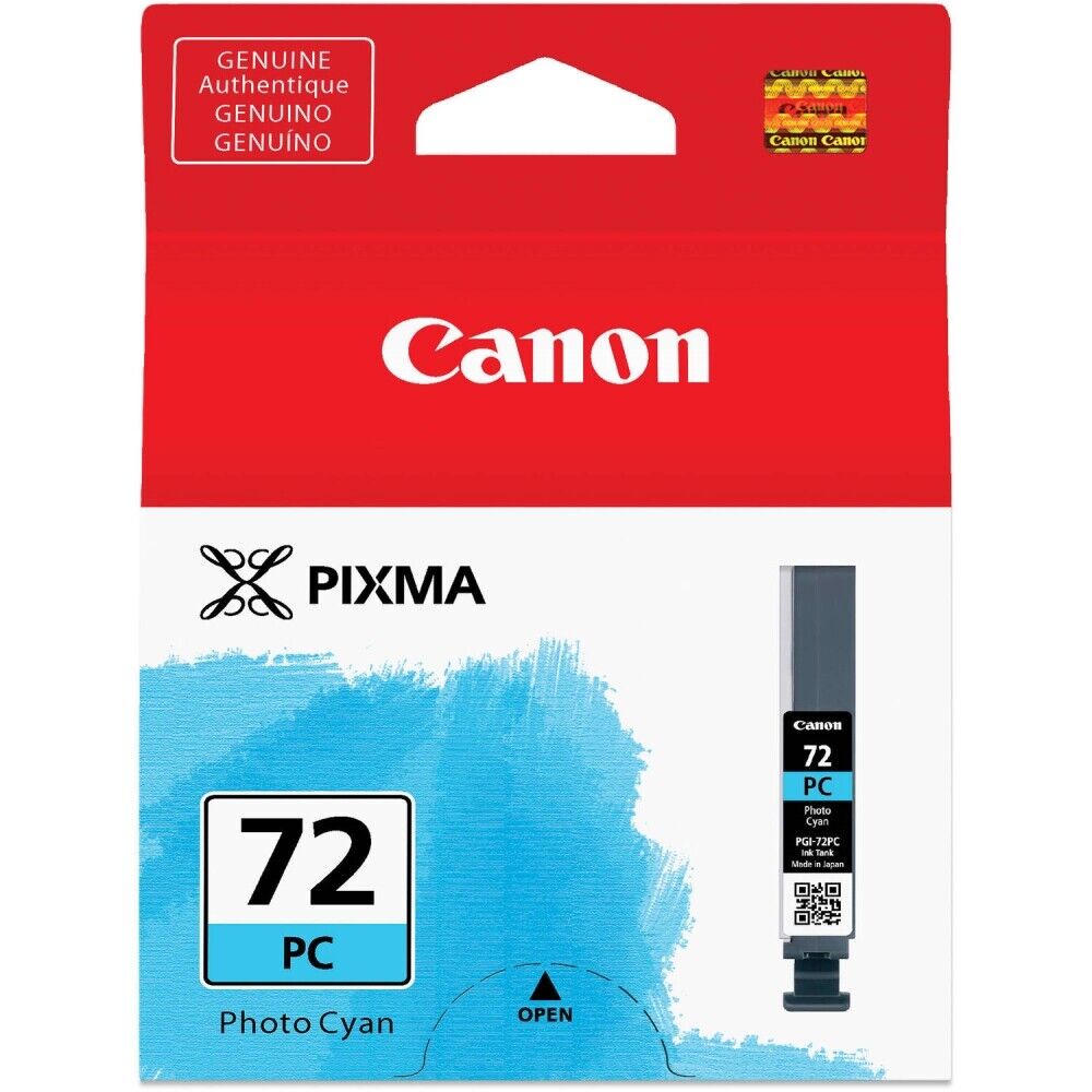 Original Canon PGI-72 Photo Cyan Ink Cartridge-0