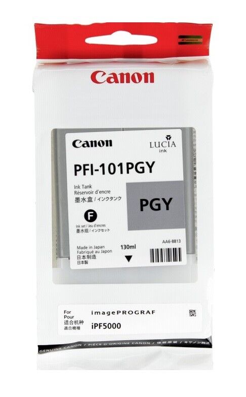 Original Canon PFI-101 130mL Photo Gray Ink Cartridge-0