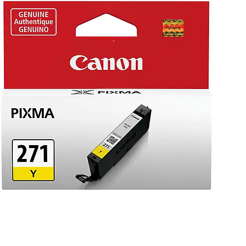 Original Canon CLI-271 Standard Yield Yellow Ink Cartridge-0