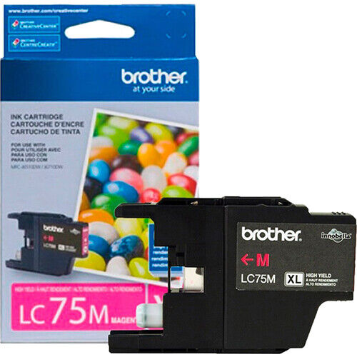 Original Brother LC75 Magenta Ink Cartridge-0