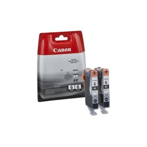 New Canon BCI 6 Black Ink Cartridges-2 pack-0