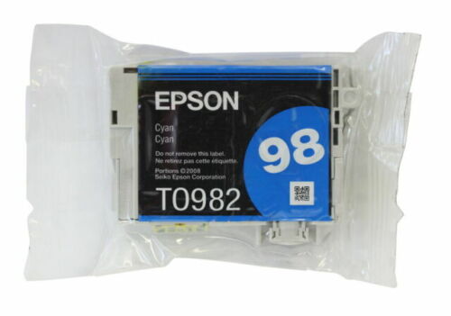 Original Epson 98 Cyan ( T0982 ) Ink Cartridge-0