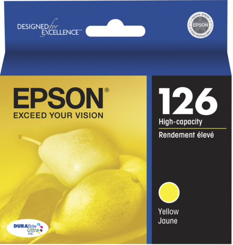 New Genuine Epson 126 Yellow Ink Cartridge-0