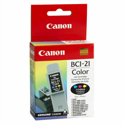 Original Canon BCI-21 Color Ink Cartridge-0