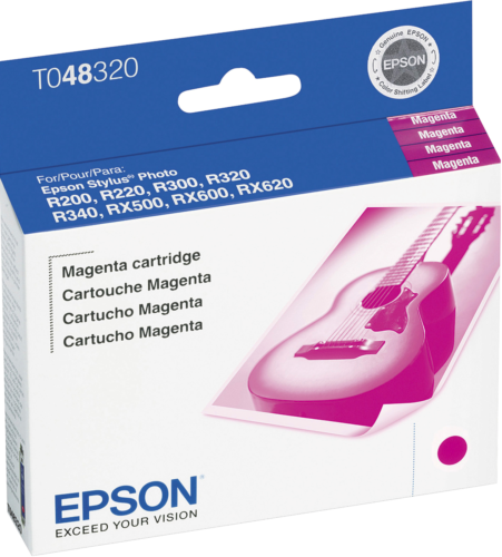 New Genuine Epson T0483 Magenta Ink Cartridge-0