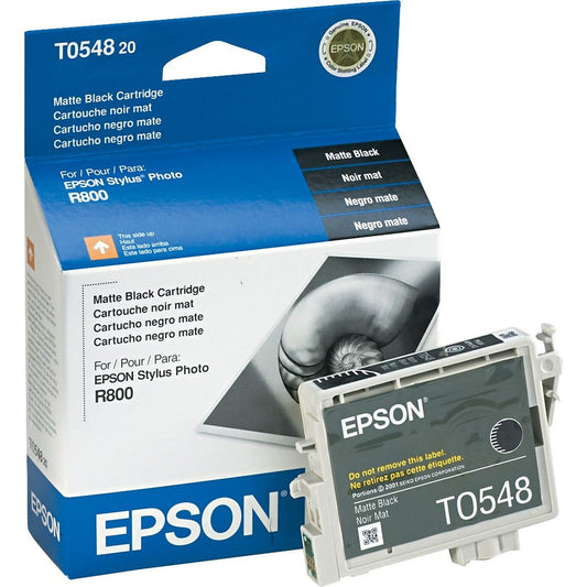 Genuine OEM Epson 54 (T0548) Matte Black Ink Cartridge-0