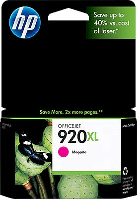 HP Genuine 920XL (CD973AN) Magenta Ink Cartridge-0