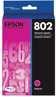 Original Epson 802 Magenta Standard Yield Ink Cartridge-0