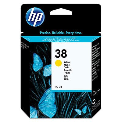 OEM HP 38 Yellow (C9417A) Ink Cartridge-0